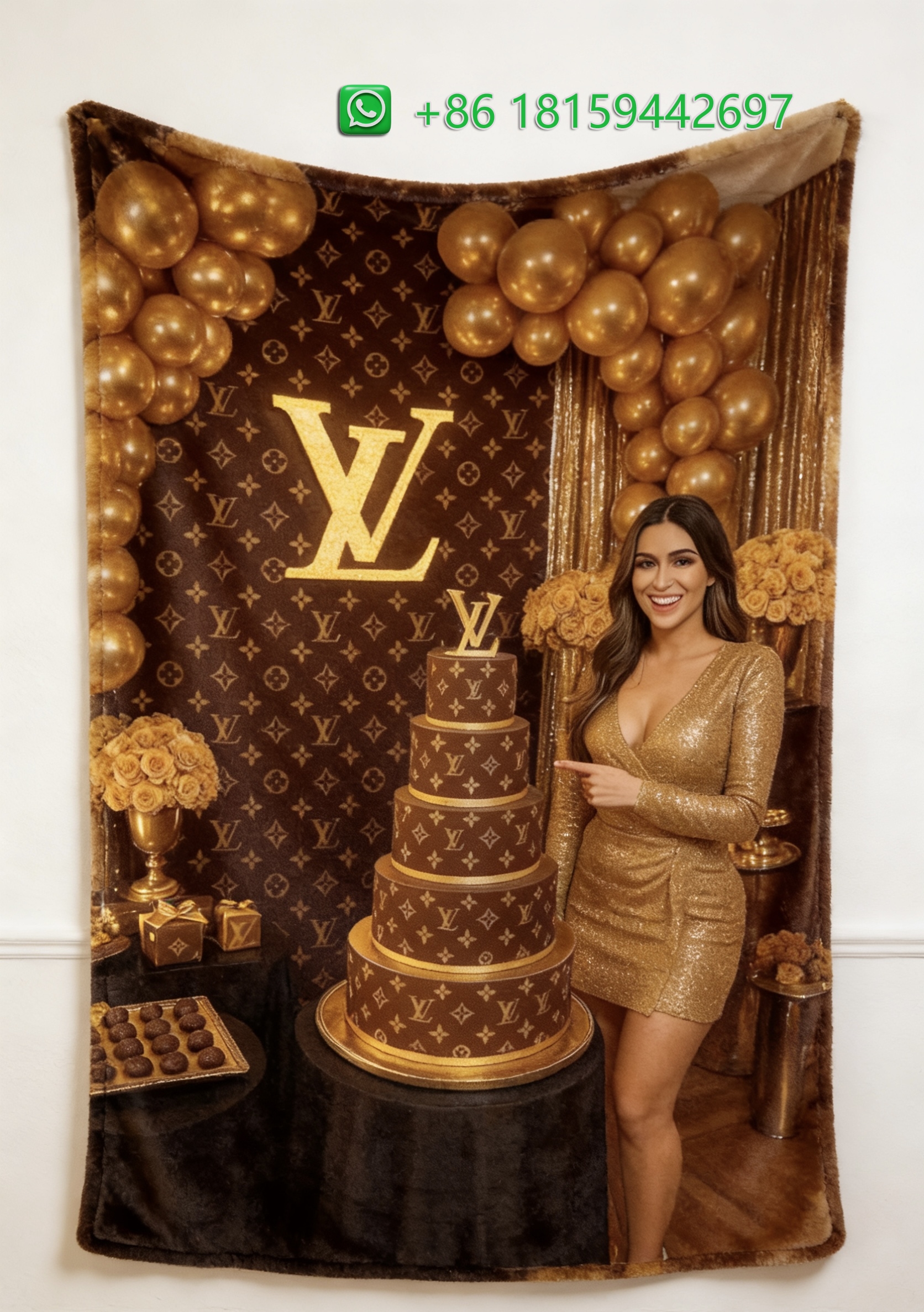 Louis Vuitton Throw Blankets